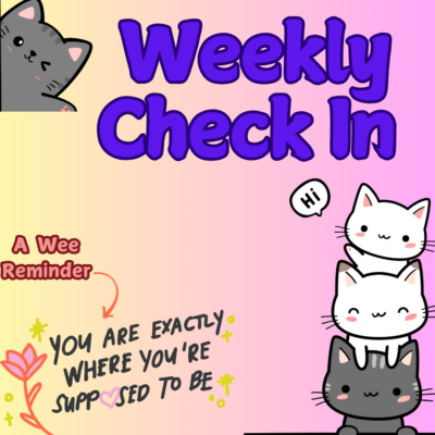 weekly checkin