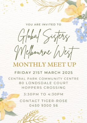 GS Melb West Monthly Meet Up March